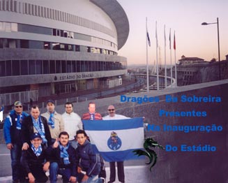 Sobreirenses na inauguração do Estádio do Dragão.